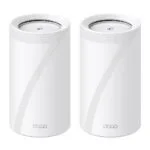 TP-LINK BE19000 v1 WiFi Mesh Network Access Point Wi‑Fi 7 Tri Band (2.4 & 5 & 6GHz) σε Διπλό Kit