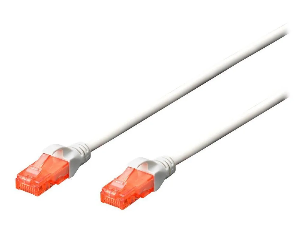 Digitus U/UTP Cat.6 (Gigabit) Καλώδιο Δικτύου Ethernet 0.25m Λευκό DK-1617-0025/WH - Image 1