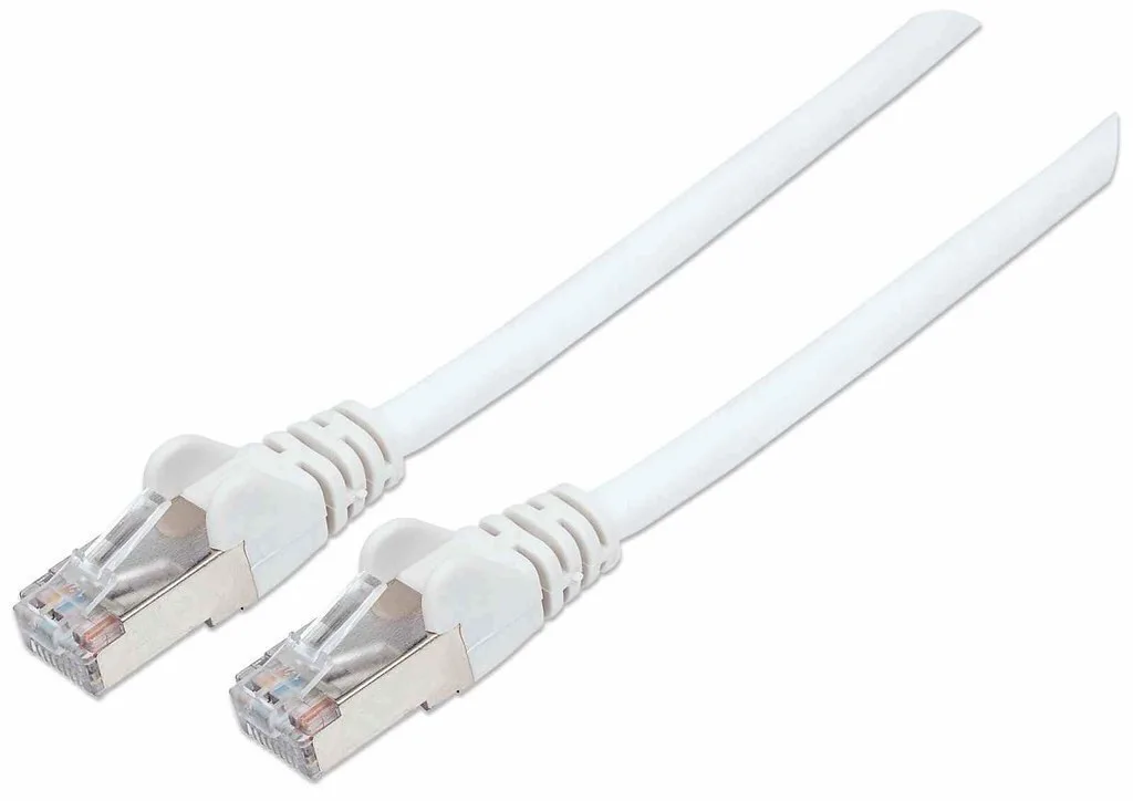 Intellinet S/FTP Cat.7 (10Gbps) Καλώδιο Δικτύου Ethernet 3m Λευκό 741392 - Image 1