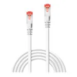 Lindy S/FTP Cat.6 (Gigabit) Καλώδιο Δικτύου Ethernet 0.5m Λευκό 47791
