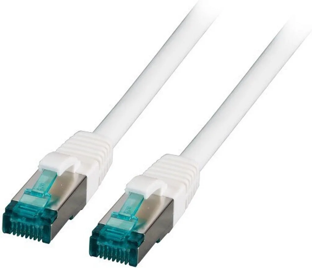 EFB S/FTP Cat.6a (Gigabit) Καλώδιο Δικτύου Ethernet 2m Λευκό MK6001.2W - Image 1