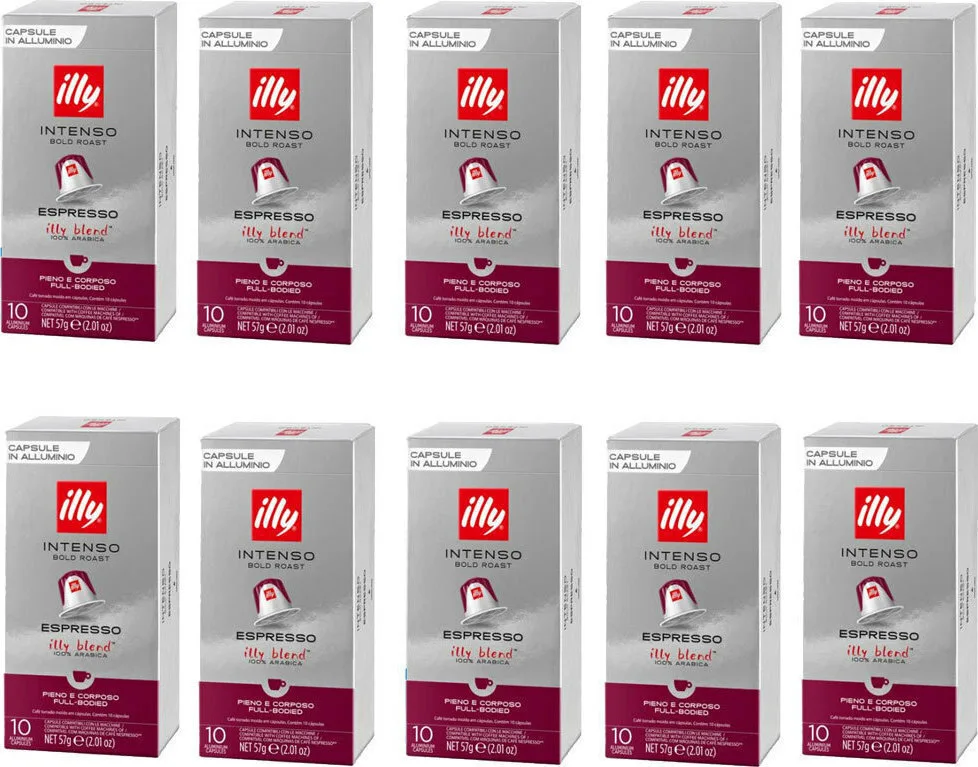 20240710113505_illy_kapsoules_espresso_symvates_me_michani_nespresso_100caps_8003753216348.jpeg Illy Κάψουλες Espresso Intenso Συμβατές με Μηχανή Nespresso 100caps - Image 1