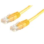 Roline U/UTP Cat.5e (Gigabit) Καλώδιο Δικτύου Ethernet 5m Κίτρινο 21.15.0562