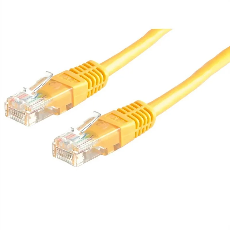 Roline U/UTP Cat.5e (Gigabit) Καλώδιο Δικτύου Ethernet 5m Κίτρινο 21.15.0562 - Image 1