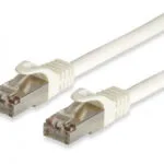 Equip S/FTP Cat.6a (Gigabit) Καλώδιο Δικτύου Ethernet 20m Λευκό 605719