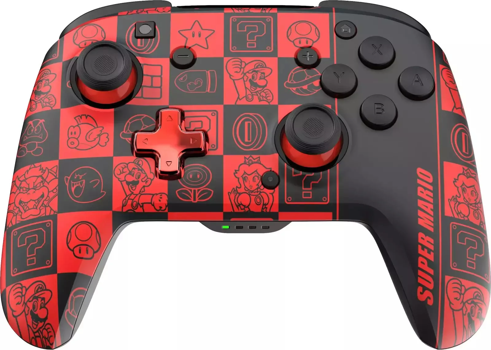 20240710142924_pdp_asyrmato_gamepad_gia_switch_glow_in_the_dark_super_mario.jpeg PDP 500-202-SPIG Ασύρματο Gamepad για Switch Glow in the Dark Super Mario - Image 1