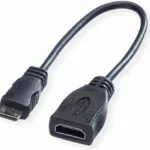 Value Μετατροπέας mini HDMI male σε HDMI female (11.04.5586-10)