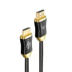 Cablexpert High Speed HDMI 2.1 Ultra High Speed 48Gbps 4K 120Hz HDR VRR Cable HDMI male - HDMI male 30m Χρυσό CCBP-HDMI8K-AOC-30M