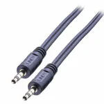 Lindy Καλώδιο Ήχου 3.5mm male - 3.5mm male Μαύρο 3m με Επίχρυσους Ακροδέκτες 35643