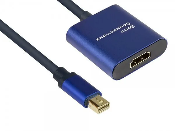 Good Connections Μετατροπέας mini DisplayPort male σε HDMI female 1τμχ (MDP-HDMI2) - Image 1