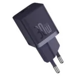 Baseus Φορτιστής GaN με Θύρα USB-C και Καλώδιο USB-C - USB-C 30W Midnight Purple (P10110902523-00)