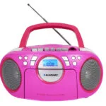 Blaupunkt BB16PK Φορητό Ηχοσύστημα με CD / MP3 / USB / Κασετόφωνο / Ραδιόφωνο σε Ροζ Χρώμα