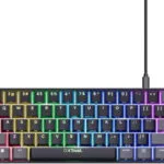 Trust GXT 867 Acira Gaming Μηχανικό Πληκτρολόγιο 60% με Outemu Red διακόπτες και RGB φωτισμό (Αγγλικό US)