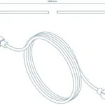 Teltonika Pr2pp10b Power Cable 4-pin To 4-pin 1m