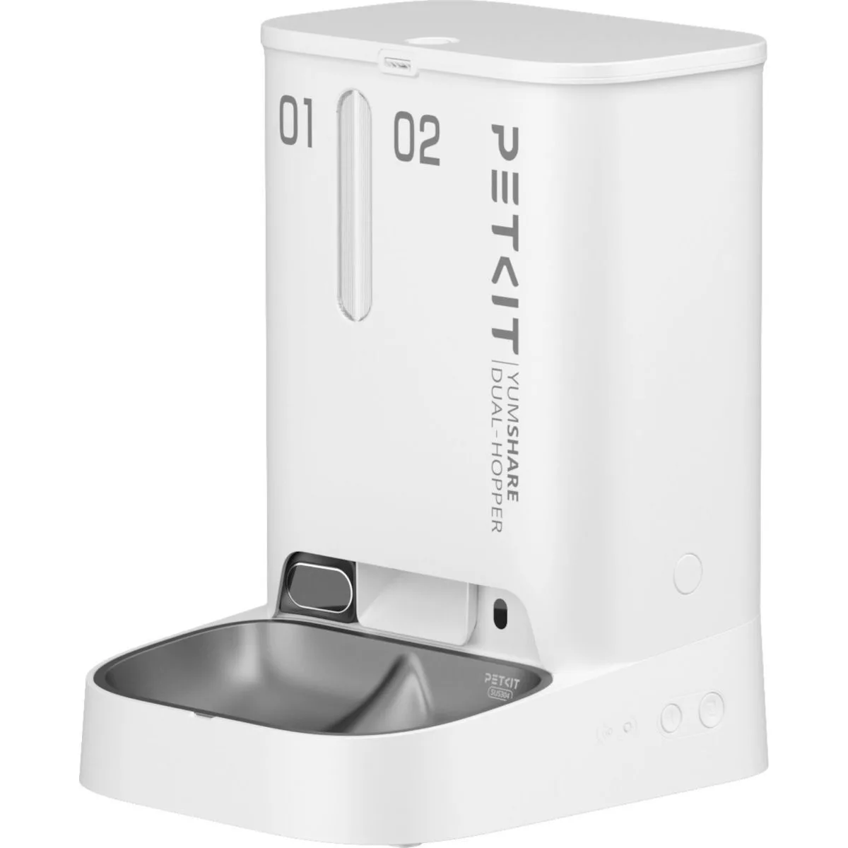 20240730144032_petkit_taistra_potistra_gia_skylo_p591.jpeg Petkit Αυτόματη Ανοξείδωτη Ποτίστρα / Ταΐστρα για Σκύλο & Γάτα 2lt 24.75cm σε Γκρι Χρώμα P591 - Image 1