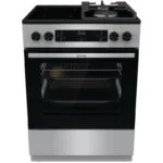 Gorenje GKC6C60XT Κουζίνα 71lt με Εστίες Φυσικού Αερίου & Ρεύματος Π60εκ. Inox