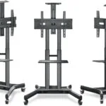 Onkron Βάση Τηλεόρασης Δαπέδου έως 70" και 45kg Μαύρο