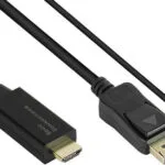 Good Connections Cable DisplayPort male - HDMI male 2m Μαύρο (HDMI-DP020)