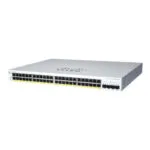 Cisco CBS220-48P-4G Managed L2 PoE+ Switch με 48 Θύρες Gigabit (1Gbps) Ethernet και 4 SFP Θύρες