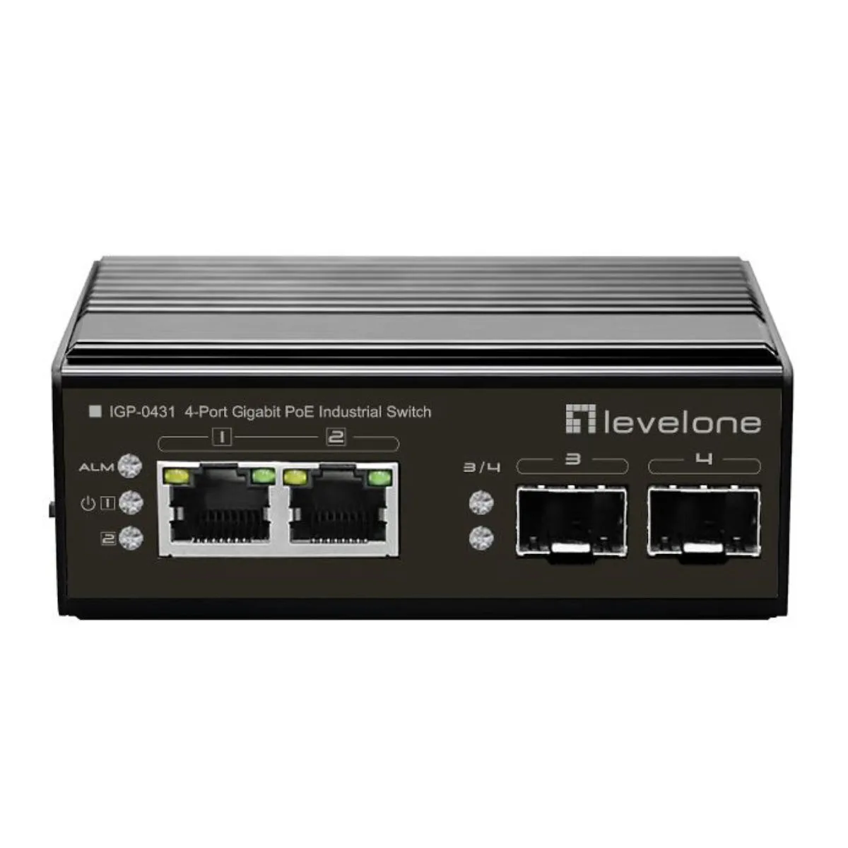 Level One Unmanaged L2 PoE++ Switch με 2 Θύρες Gigabit (1Gbps) Ethernet και 4 SFP Θύρες - Image 1