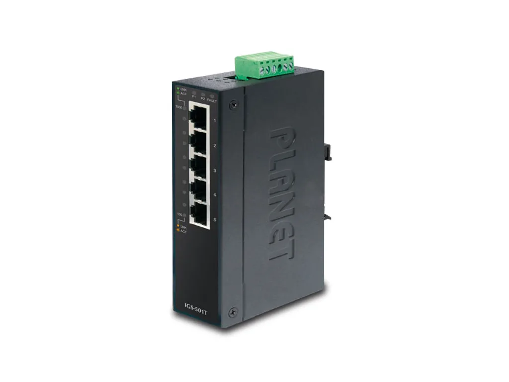 20240808154446_planet_igs_501t.jpeg Planet IGS-501T Unmanaged L2 Switch με 5 Θύρες Gigabit (1Gbps) Ethernet - Image 1