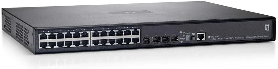 20240808154819_02afdd1b.jpeg Level One GTL-2691 v1 Managed L3 Switch με 24 Θύρες Gigabit (1Gbps) Ethernet - Image 1