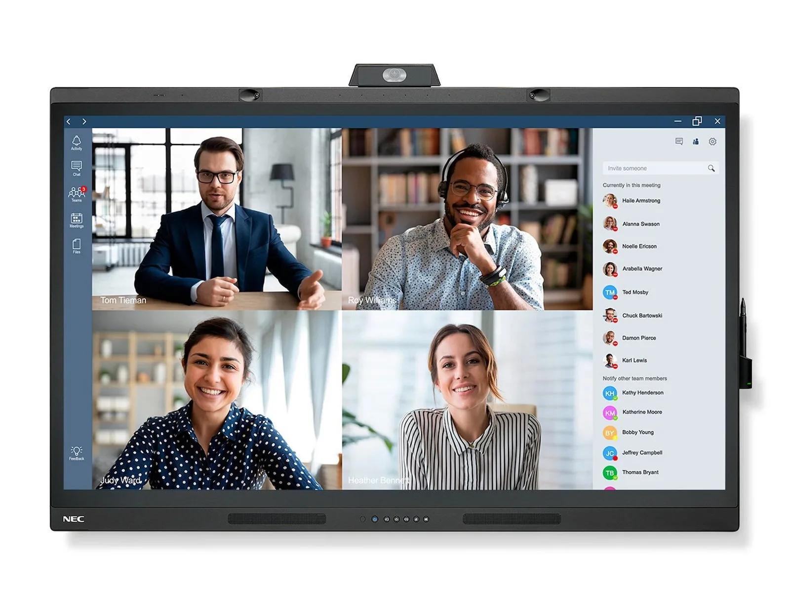 Nec MultiSync WD551 IPS Touch Monitor 55" 4K 3840x2160 με Χρόνο Απόκρισης 8ms GTG - Image 1