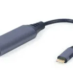Gembird Μετατροπέας USB-C / VGA male σε USB-C / VGA female Λευκό 1τμχ (A-USB3C-VGA-01)