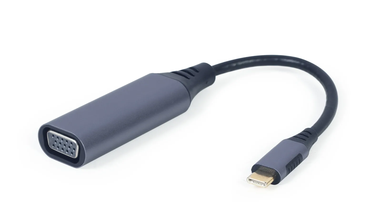 Gembird Μετατροπέας USB-C / VGA male σε USB-C / VGA female Λευκό 1τμχ (A-USB3C-VGA-01) - Image 1
