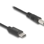 DeLock USB 2.0 Cable USB-C male - USB-C Μαύρο 1m 85397