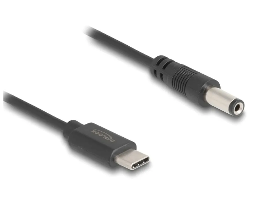 DeLock USB 2.0 Cable USB-C male - USB-C Μαύρο 1m 85397 - Image 1