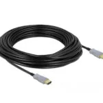 DeLock HDMI 2.0 Premium High Speed 4K 60Hz HDR Cable HDMI male - HDMI male 15m Γκρι 85012