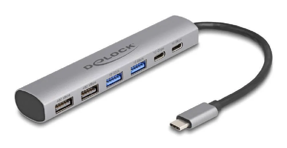 20240808163453_delock_usb_2_0_hub_6_thyron_me_syndesi_usb_c_gri_64232.jpeg DeLock Hub 6 Θυρών USB 2.0 με σύνδεση USB-C Γκρι 64232 - Image 1
