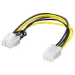 Goobay 6-Pin PCIe - 8-Pin PCIe Cable 0.195m Πολύχρωμο 93635