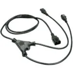Lindy IEC C14 - IEC C13 Cable 1m Μαύρο 30363
