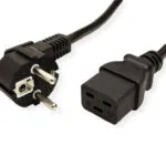 Value Power Cable Cee 7/7 Male To C19 2.0m Black 19.99.1552-20