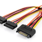 Digitus 15-Pin Sata - 2x 15-Pin Sata Cable 0.3m Πολύχρωμο AK-430405-003-M
