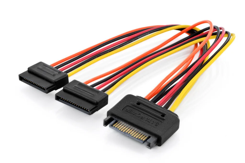 Digitus 15-Pin Sata - 2x 15-Pin Sata Cable 0.3m Πολύχρωμο AK-430405-003-M - Image 1
