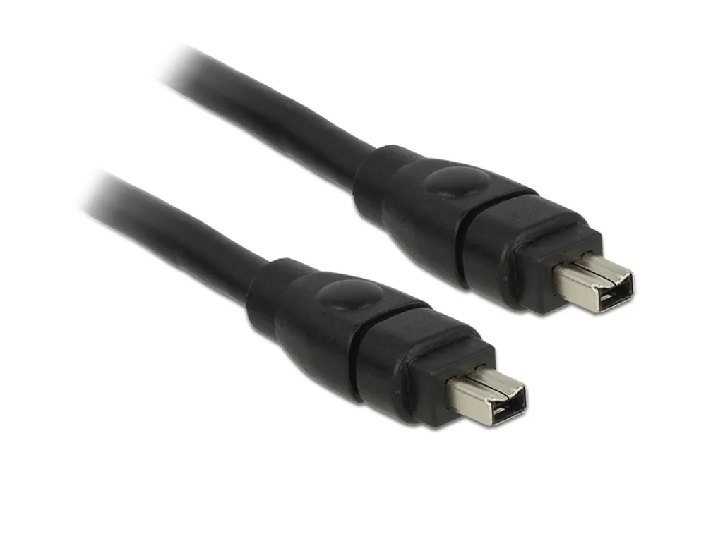 DeLock FireWire Cable 4-pin male - 4-pin male 2m (82571) - Image 1
