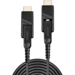 Lindy Cable DVI-D male - Micro HDMI male 10m Μαύρο (38320)