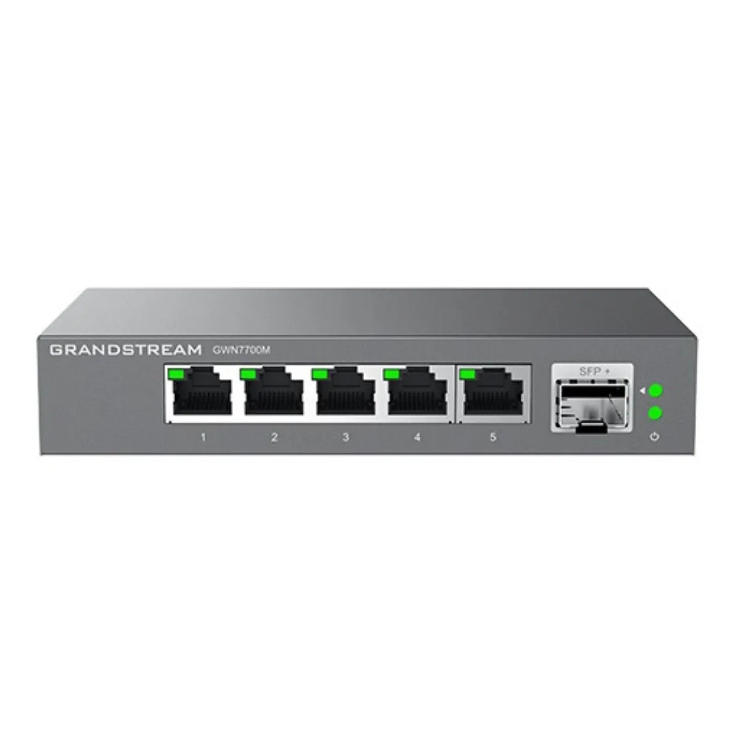 20240808172119_grandstream_gwn7700m_unmanaged_l2_switch_me_5_thyres_gigabit_1gbps_ethernet_kai_1_sfp_thyra.jpeg Grandstream GWN7700M Unmanaged L2 Switch με 5 Θύρες Ethernet και 1 SFP Θύρα - Image 1