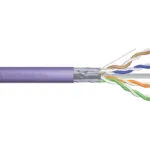 Digitus F/UTP Cat.6 (Gigabit) Καλώδιο Δικτύου Ethernet χωρίς ακροδέκτες 305m Μωβ DK-1623-VH-305