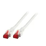 EFB S/FTP Cat.6 (Gigabit) Καλώδιο Δικτύου Ethernet 0.25m Λευκό K5518.0,25