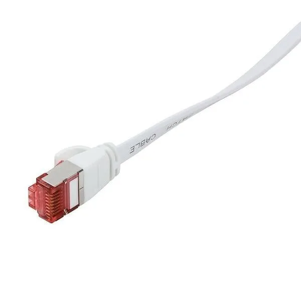 20240808173150_2c3f23cd.jpeg LogiLink Flat U/FTP (STP) Cat.6a (Gigabit) Καλώδιο Δικτύου Ethernet 1m Λευκό CF2031S - Image 1