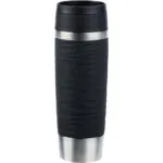 Emsa Travel Mug Waves Large Thermal Mug Black Stainless Steel 0.5 Liters