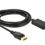DeLock Cable DisplayPort male - HDMI male 3m Μαύρο (85318)