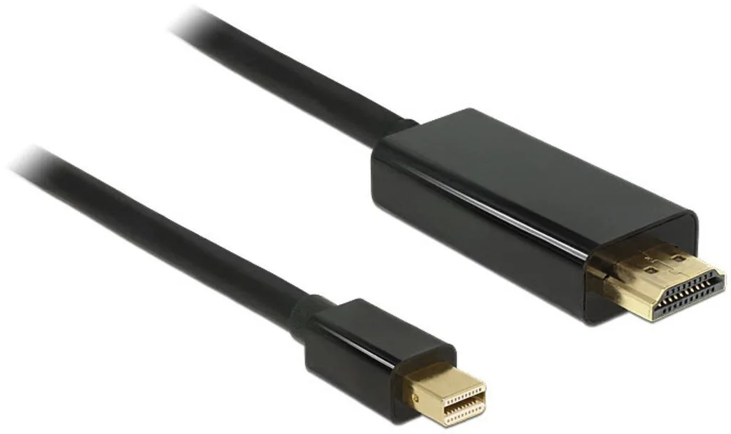 20240809131838_delock_cable_mini_displayport_male_hdmi_male_3m_83700.jpeg DeLock Cable mini DisplayPort male - HDMI male 3m (83700) - Image 1