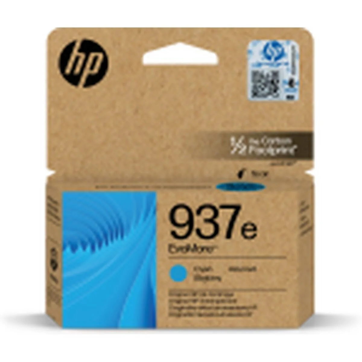 HP 937e EvoMore Γνήσιο Μελάνι Εκτυπωτή InkJet Κυανό (4S6W6NE) - Image 1
