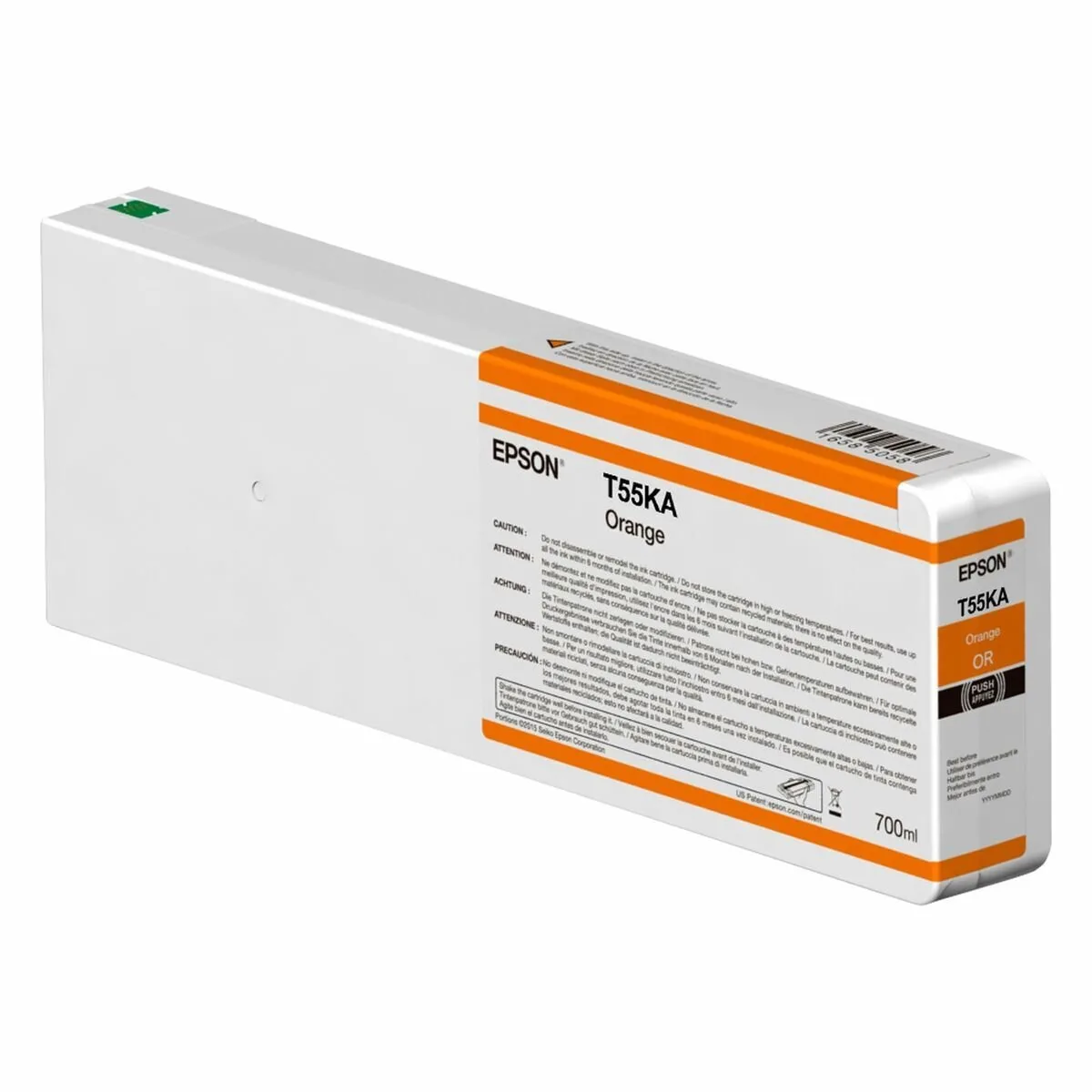 Epson T55KA Γνήσιο Μελάνι Εκτυπωτή InkJet Πορτοκαλί (C13T55KA00) - Image 1