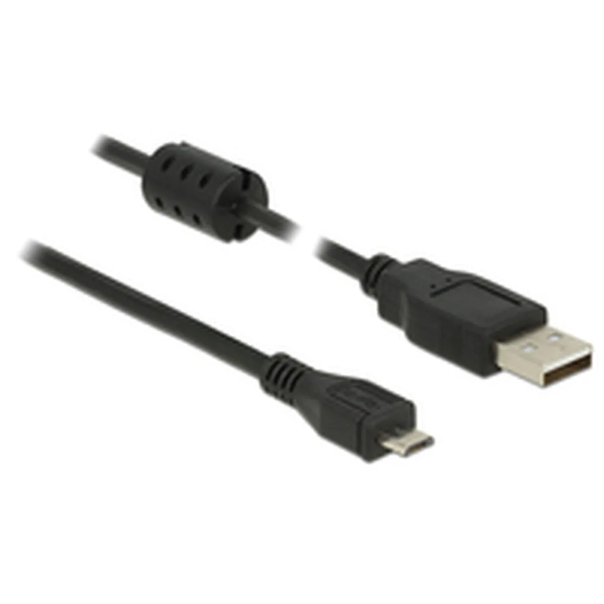 DeLock Regular USB 2.0 to micro USB Cable Μαύρο 3m (84909) - Image 1